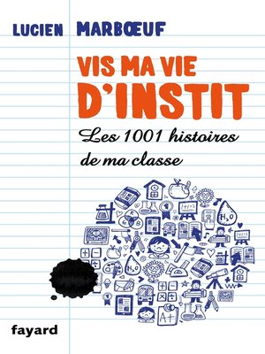 cover image of Vis ma vie d'instit'